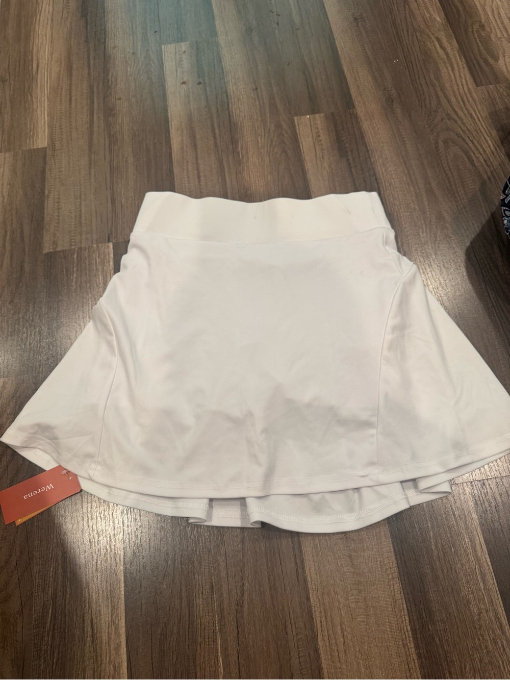 Women's White Skort with Built-In Shorts
